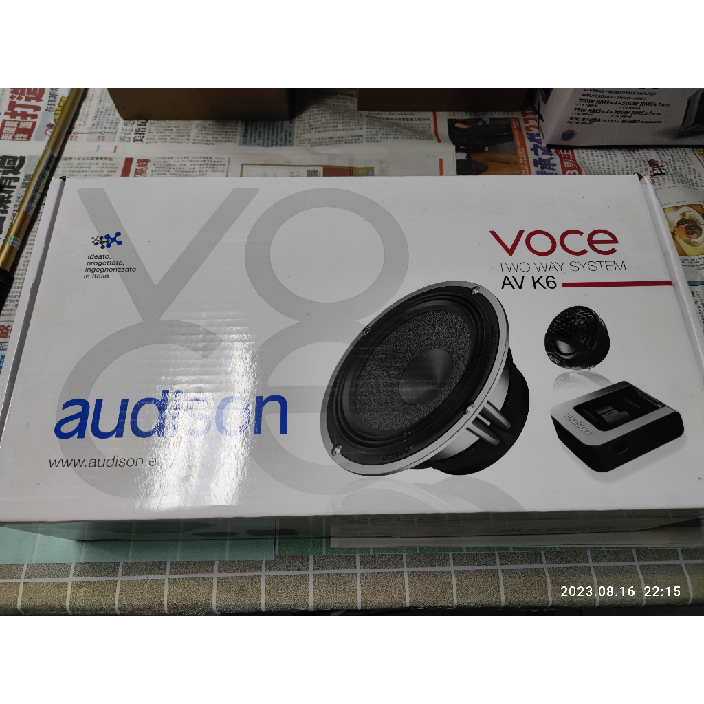 全新 audison AV K6 6.5吋 二音路分離式汽車喇叭