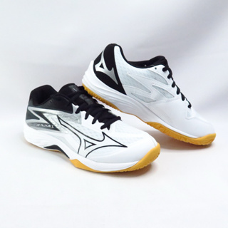 Mizuno THUNDER BLADE Z 男女排球鞋 輕量 V1GA237051 白x黑銀