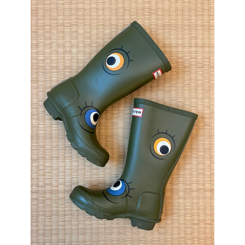 Hunter 兒童雨靴 《二手正品》軍綠色 UK10/ US11/ EU28