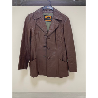 清倉* 皮衣 咖啡色 leatherwear