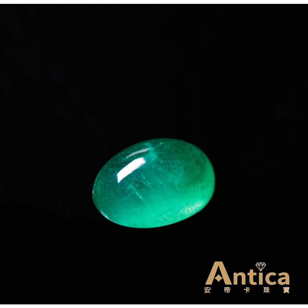 [ANTICA] 祖母綠 3.29克拉 綠色 橢圓 尚比亞 天然無燒 Emerald（經理推薦）安帝卡珠寶