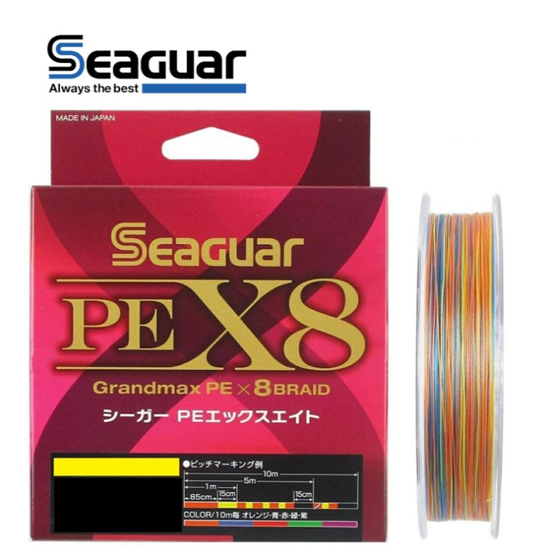 【川流釣具】Seaguar  PE X8  八股編織 200M/300M (彩色) 日本原裝 PE線 布線