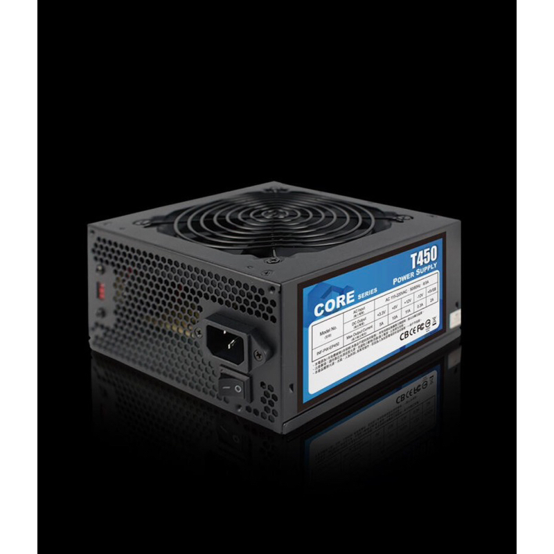 CORE T450 450W 電源供應器 POWER 超靜音 電源供應器 主機板4+4 PCIE 6PIN