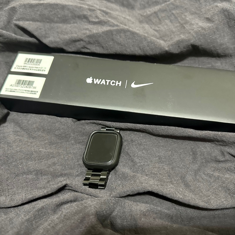 Apple watch 7 GPS 45mm 午夜黑NIKE版 二手美品