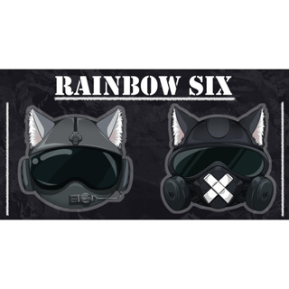 R6 Rainbow 虹彩六號 吊飾 二創 同人 jager、mute