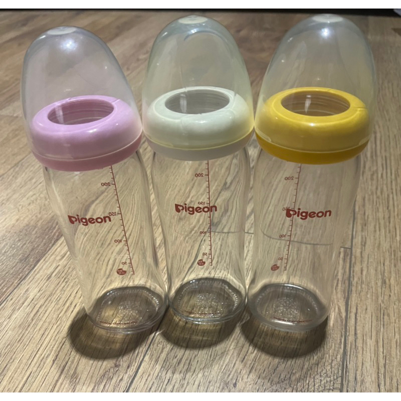 日本貝親寬口母乳實感玻璃奶瓶160ml/240ml