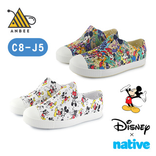 native x Disney水鞋 男女童鞋 JEFFERSON 奶油頭 迪士尼洞洞鞋 懶人鞋涼鞋 米奇洞洞鞋N9459