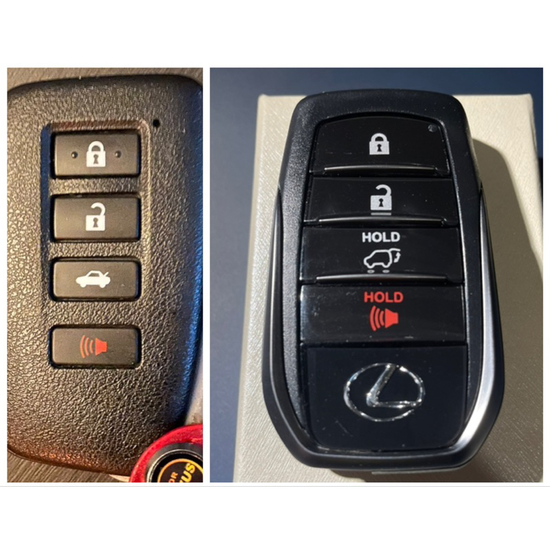 現貨Lexus 鑰匙 直上 鑰匙殼 感應 改裝 舊換新NX200 IS200 ES240 GS300 RX300