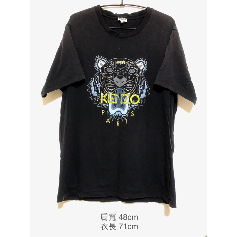 【精品-保證正貨】KENZO秒殺款Printed TIGER T-Shirt 黑色虎頭短T恤 男短袖上衣