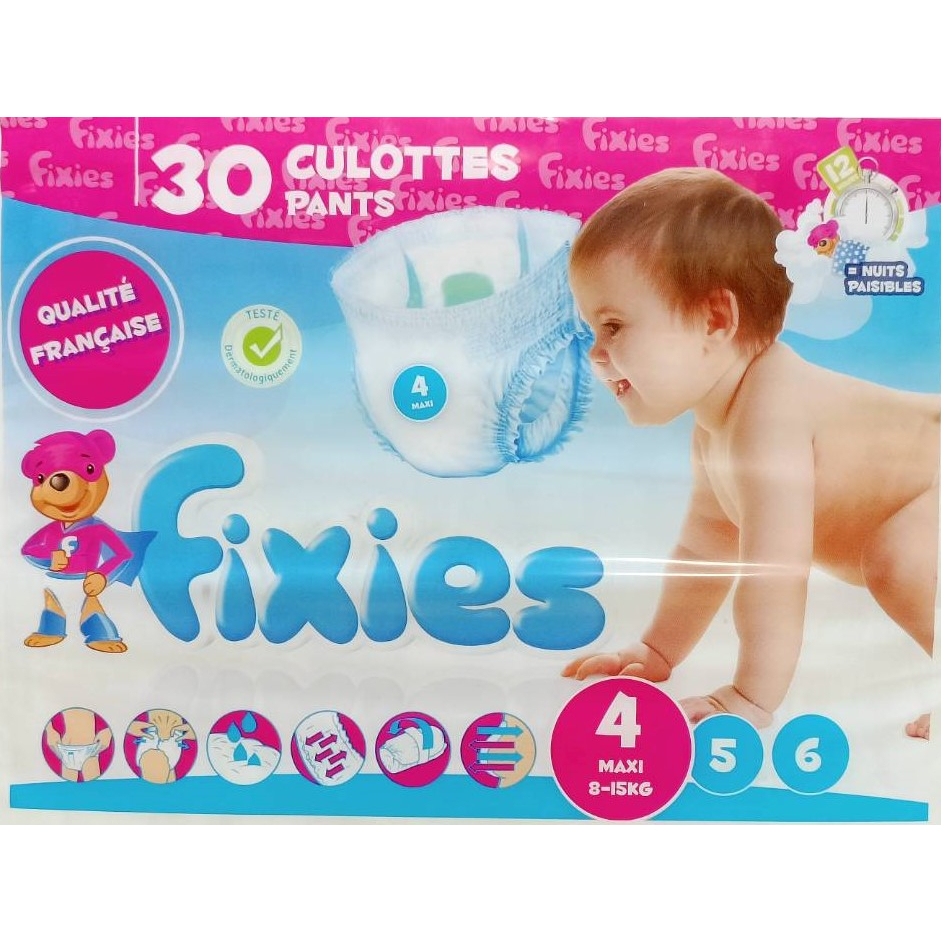 (現貨免運) Fixies 寶貝愛因斯坦 尿褲 L (90片/箱)  紙尿褲 尿布 法國