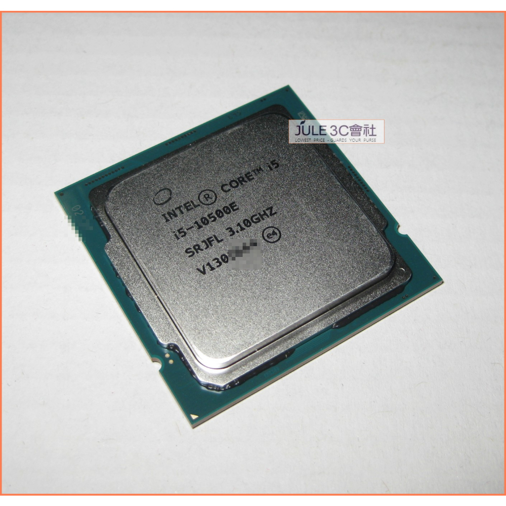 JULE 3C會社-Intel i5 10500E 第十代/6C12T/12M/3.1~4.2G/全新/1200 CPU