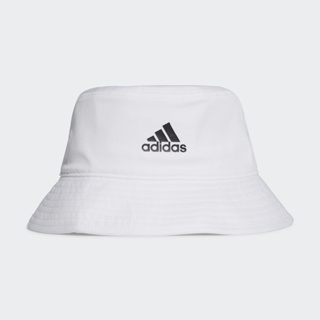 adidas 愛迪達 漁夫帽 Cotton Bucket 男女款 夏日 遮陽 基本款 素色小LOGO 白 H36811