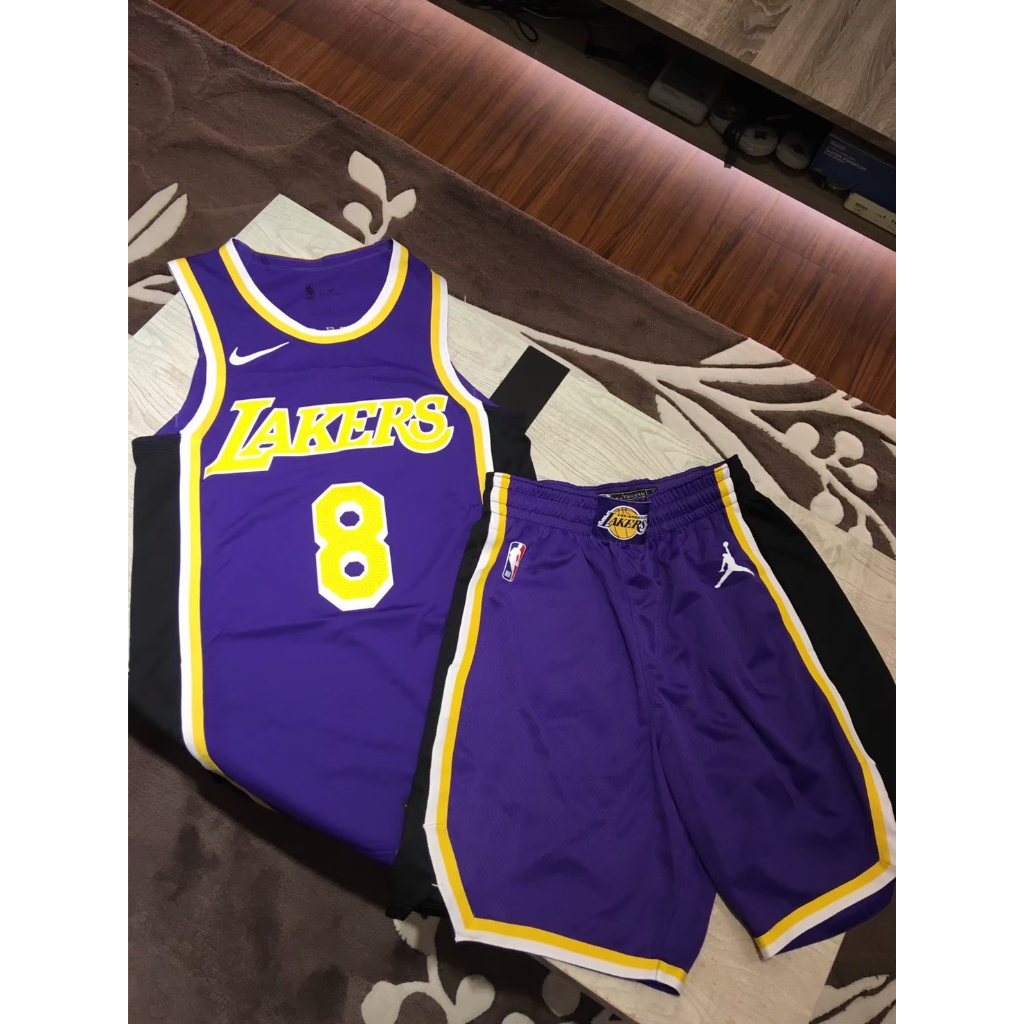 Nike NBA 洛杉磯湖人Kobe Bryant AU球員版 客場紫球衣