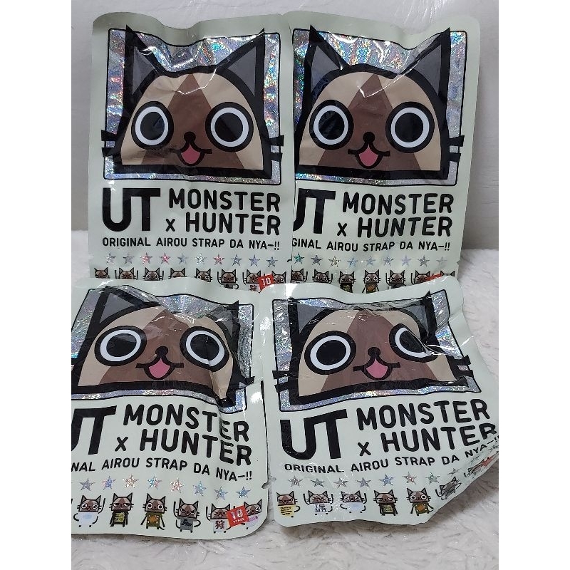 全新 絕版 日本限定 UT × MONSTER HUNTER UNIQLO 魔物獵人 艾露貓 吊飾 未拆封 單售