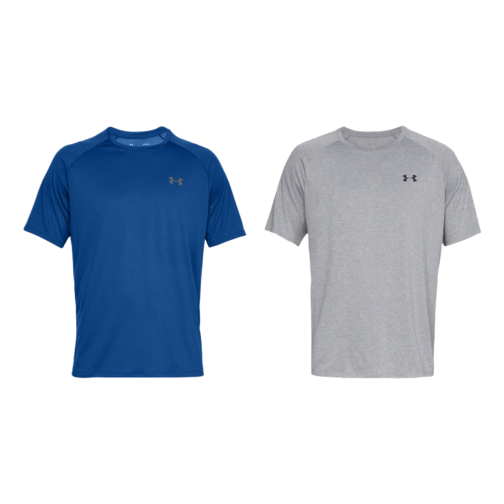 Under Armour 短袖T恤 UA Tech 2.0 男款 短袖 T-Shirt 短袖上衣 T恤 短T 寶藍 淺灰
