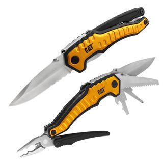 Cat 專業工具 9合1重型多功能工具鉗 折疊多功能鉗 多用途折疊刀 登山露營工具 安全防身工具 -980235