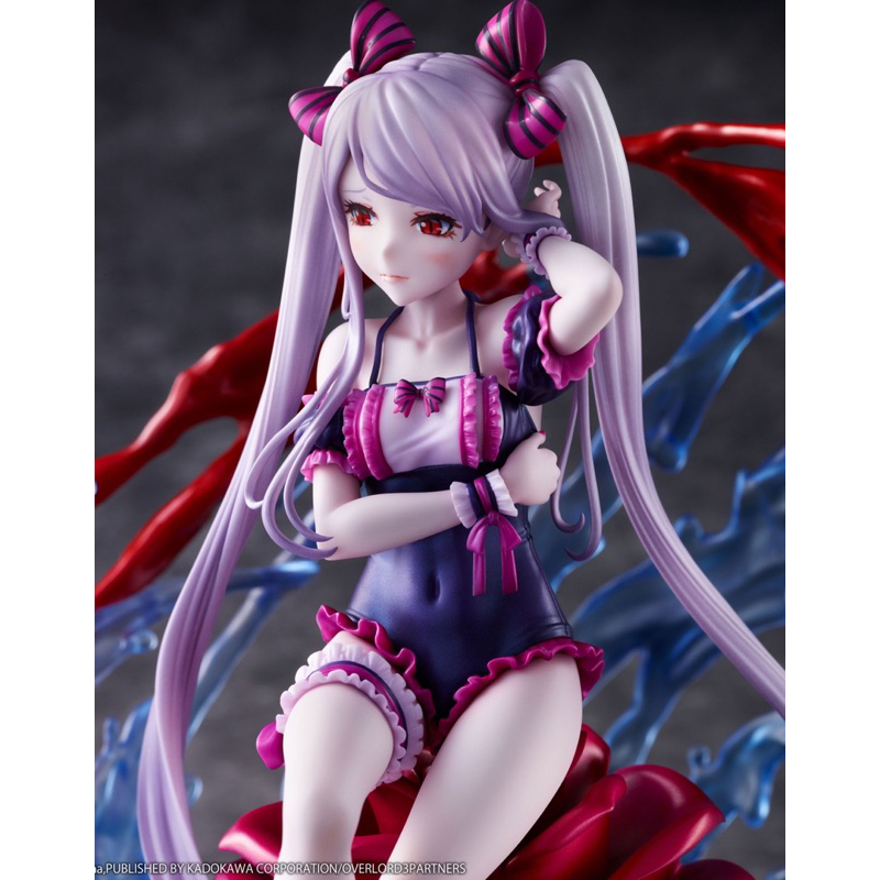 黑客優品《 OVERLORD 》eStream SSF 不死者之王 夏提雅 七鰓鰻 泳裝 PVC 完成品 手辦 公仔