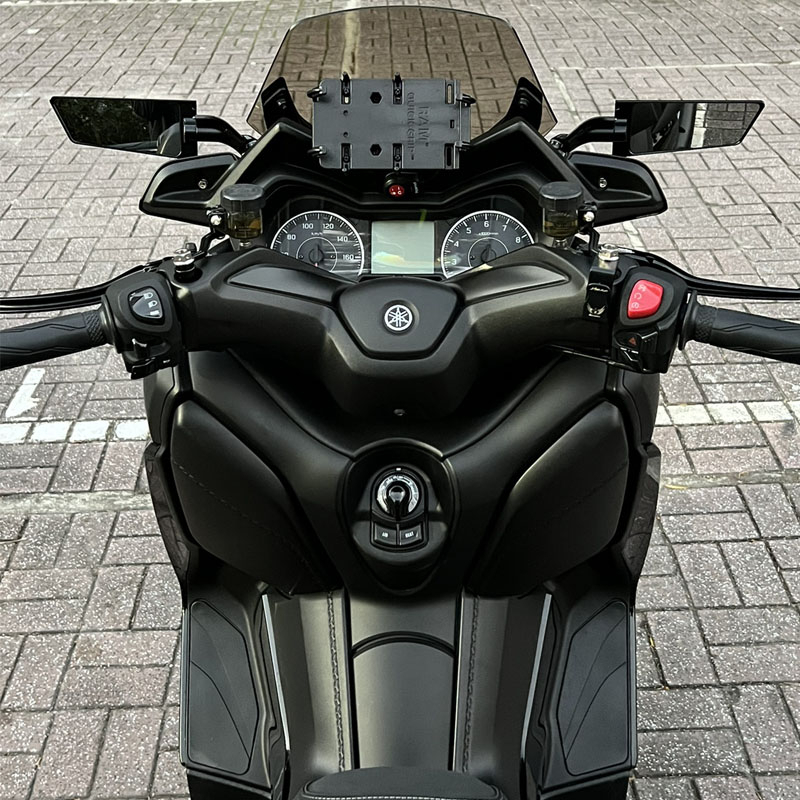 Yamaha機車後照鏡 適用於YamahaX-MAX改裝後照鏡座 Yamaha腳踏機xmax300傳動免運
