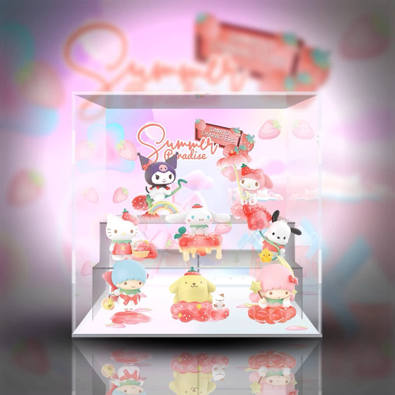 《Yao 挖寶趣》TOPTOY三麗鷗 甜甜草莓樂園 盲盒 設計師公仔 專用展示盒