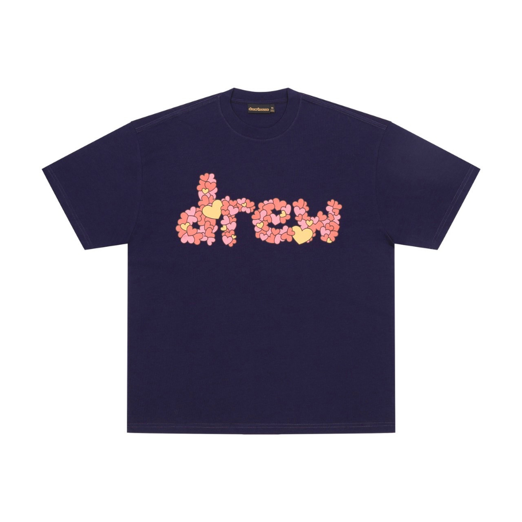 drew house love ss tee - dark navy 短袖T恤