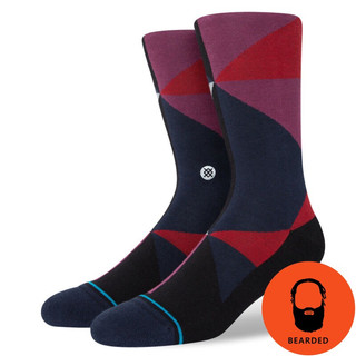 【 🇺🇸大鬍子美國襪子選品 】STANCE - FERVOR CREW SOCKS經典印花設計系列街頭休閒長襪