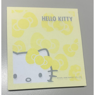 【買一送一】三麗鷗 3M 便利貼 黃色 hello kitty 凱蒂貓 銅板價