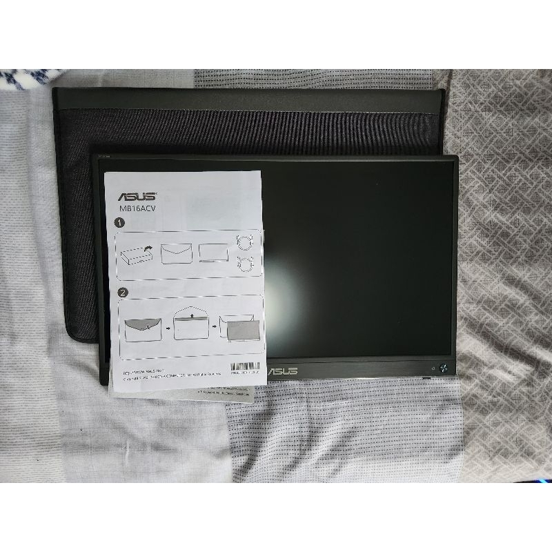 ［二手］ASUS ZenScreen 16型IPS可攜式顯示器 攜帶螢幕 (16型/FHD/Type-C) 3/27購入