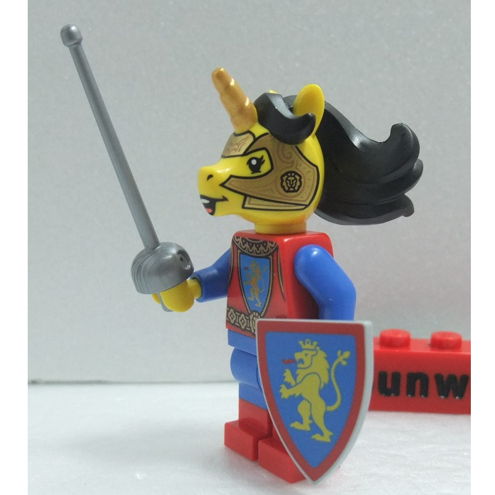 【積木2010】樂高 LEGO 獨角獸 獅國 騎士 / 城堡 獅國騎士 / 含武器及盾 BAM