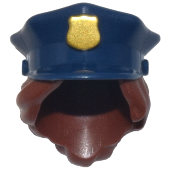 &lt;樂高人偶小舖&gt;正版樂高LEGO 帽子16 警察帽 女生 6177293 城市 人偶 配件