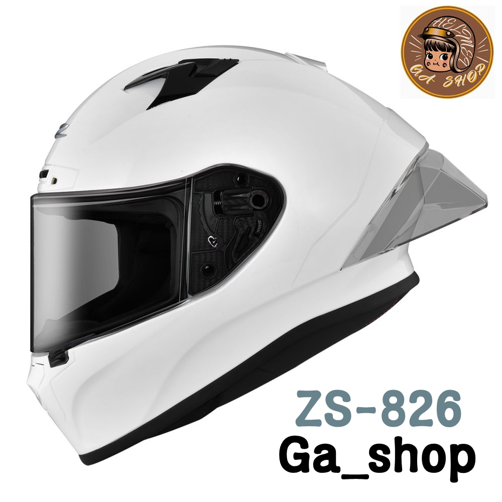 🚚免運🥳贈好禮💯原廠🚀Ga_shop〔ZEUS 826 ZS-826 ZS826 素色〕雙D扣 全罩 通風 空力 安全帽