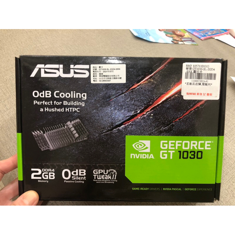 二手-ASUS 華碩 GT1030-SL-2GD4-BRK 顯示卡