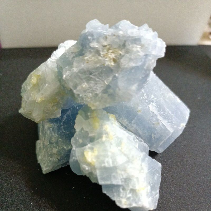 🪨原礦—藍方解共生葡萄石🪨