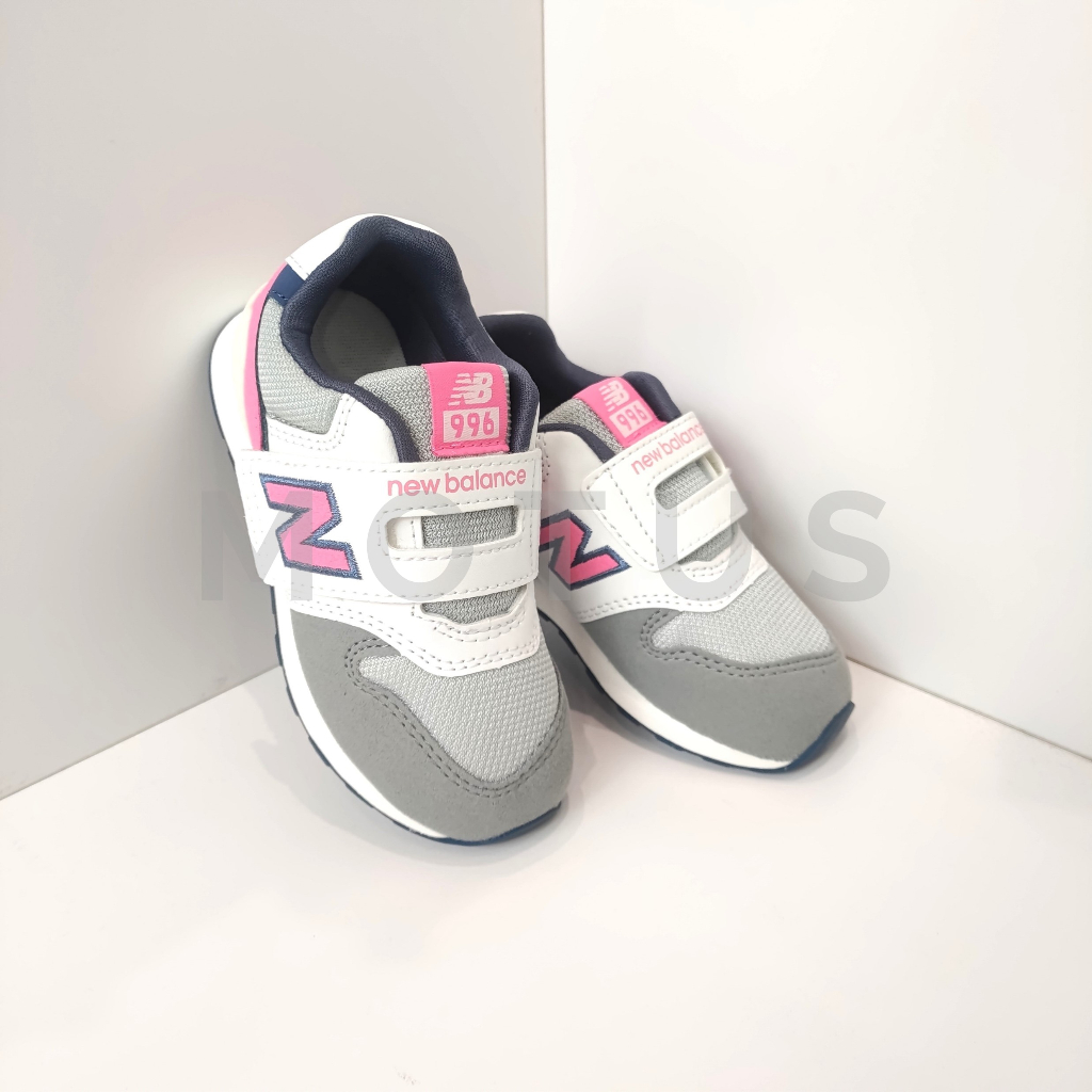 Motus | New Balance 996 童鞋 小童 學步鞋 魔鬼氈 粉灰 IZ996XG3