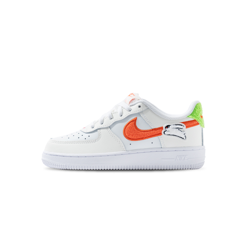 Nike Air Force 1 Lv8 Gs 中童 米白 橘勾 毛毛 兔年 經典 運動 休閒鞋 FJ4888-181