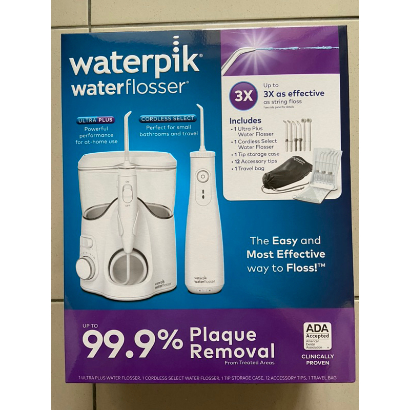 Waterpik 多功能沖牙機雙機組 WP-150 + WF-10W