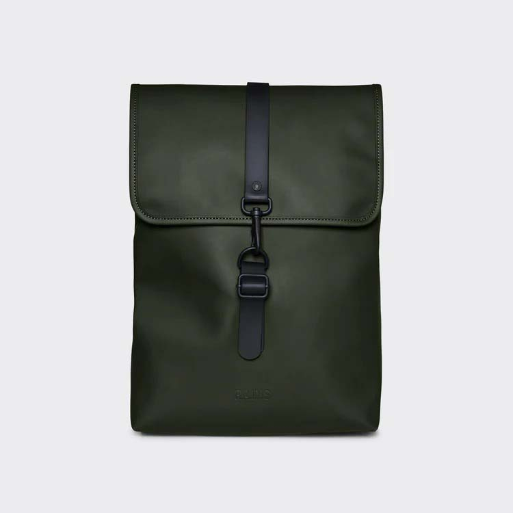 RAINS Rucksack_03 Green防水時尚後背包/ 綠 eslite誠品