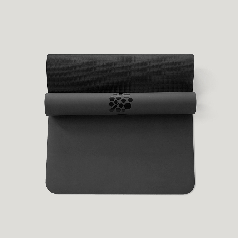 【QMAT】STONE 5.0 瑜珈墊 台灣製 天然橡膠 (附束帶＋再生布收納袋）
