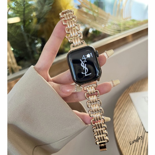 Apple Watch Ultra 錶帶 6 5 4 SE 適用 iwatch8 S7金屬不鏽鋼錶帶44mm 45mm