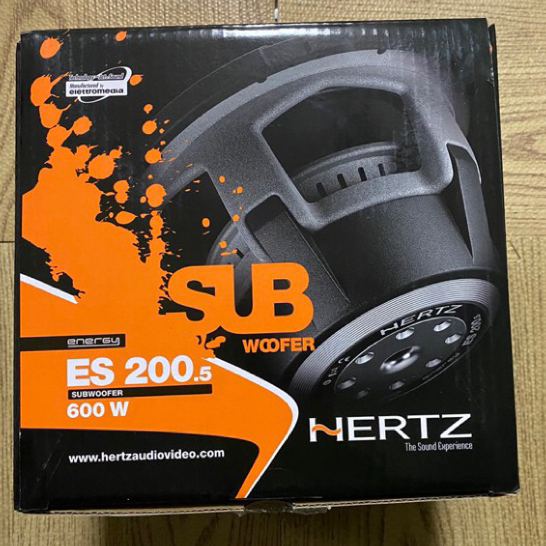 現貨正品義大利 HERTZ 赫茲 ES-200.5 600瓦8吋超低音單體 重低音 八吋 8吋