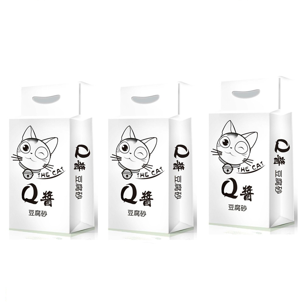 Q醬 礦型豆腐砂 櫻花/綠茶/原味豆奶香 6L