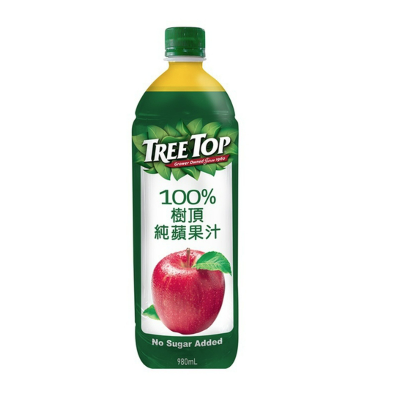 樹頂 蘋果 980ML Tree Top Apple 100% 純蘋果汁