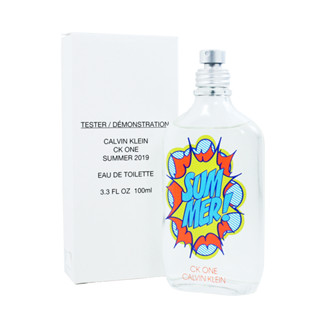 ☆MOMO小屋☆ Ck one Summer 2019 夏日限量版 中性淡香水 100ml TESTER-環保盒