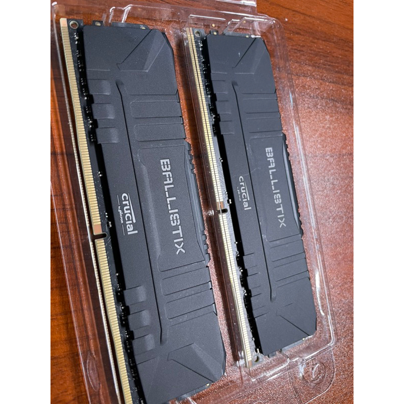 美光Crucial Ballistix gaming記憶體 RAM DDR4-3200 8G*2(16G) 雙通道 二手