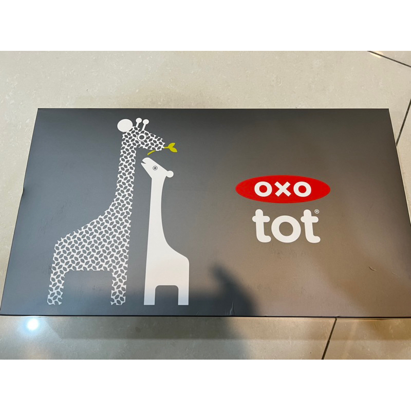 全新OXO tot寶寶餐具禮盒3號-靚藍綠
