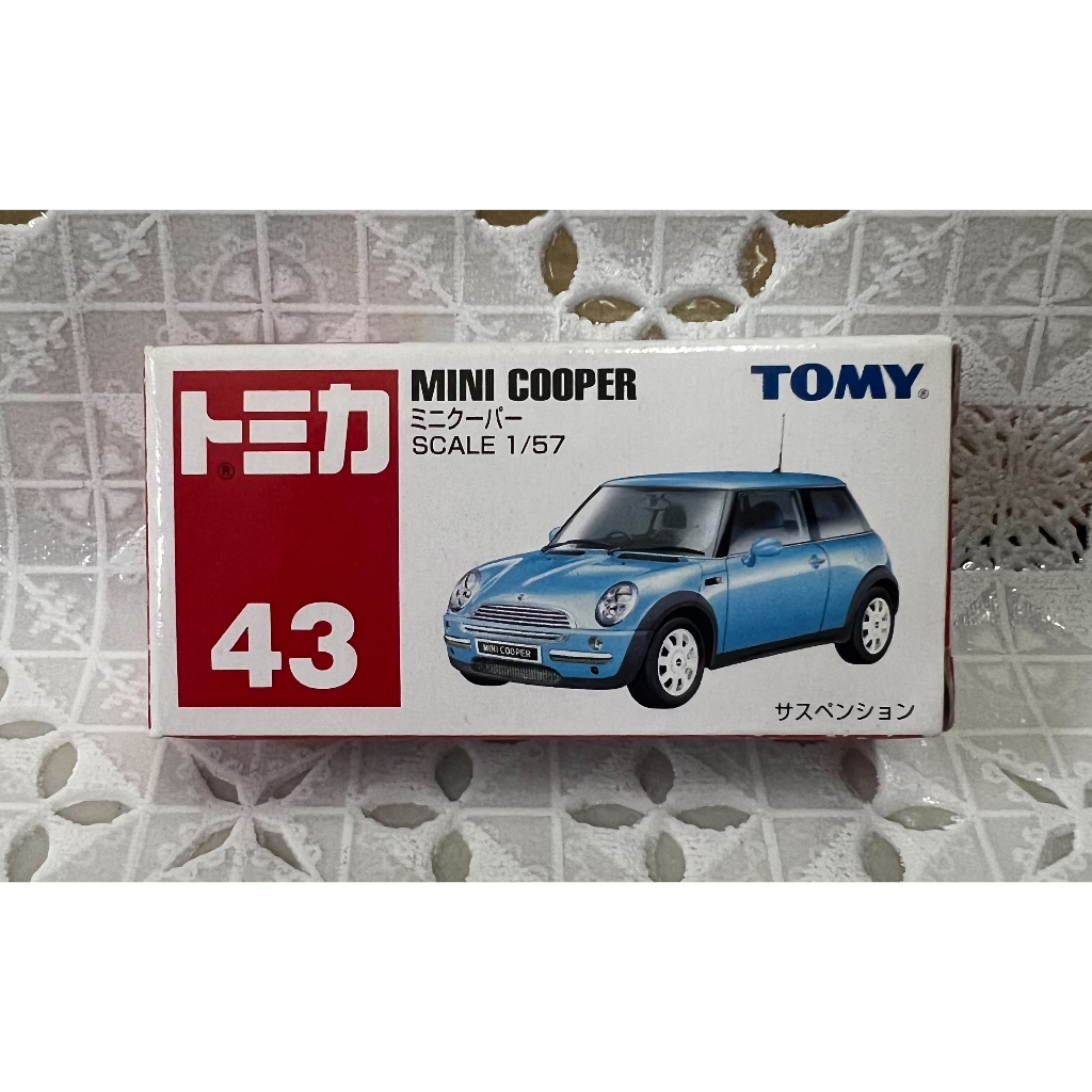 【G&amp;T】絕版 744450 純日貨 TOMICA 多美小汽車 舊藍標 NO.43 迷你 MINI Cooper