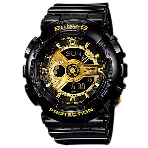 【CASIO】卡西歐 BABY-G街頭率性風格腕錶 BA-110X-1A 台灣卡西歐保固一年
