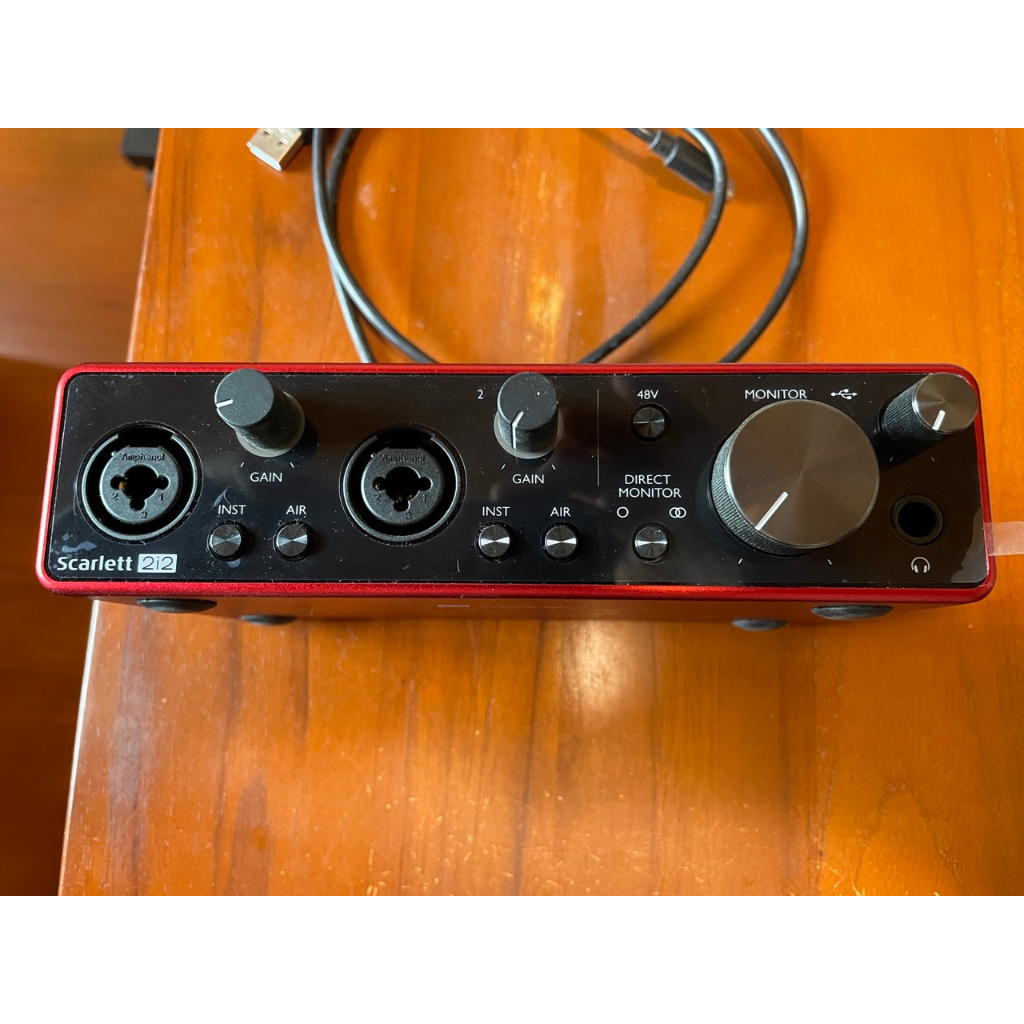 Focusrite 2i2 Scarlett 2i2 3rd Gen 二手 錄音介面