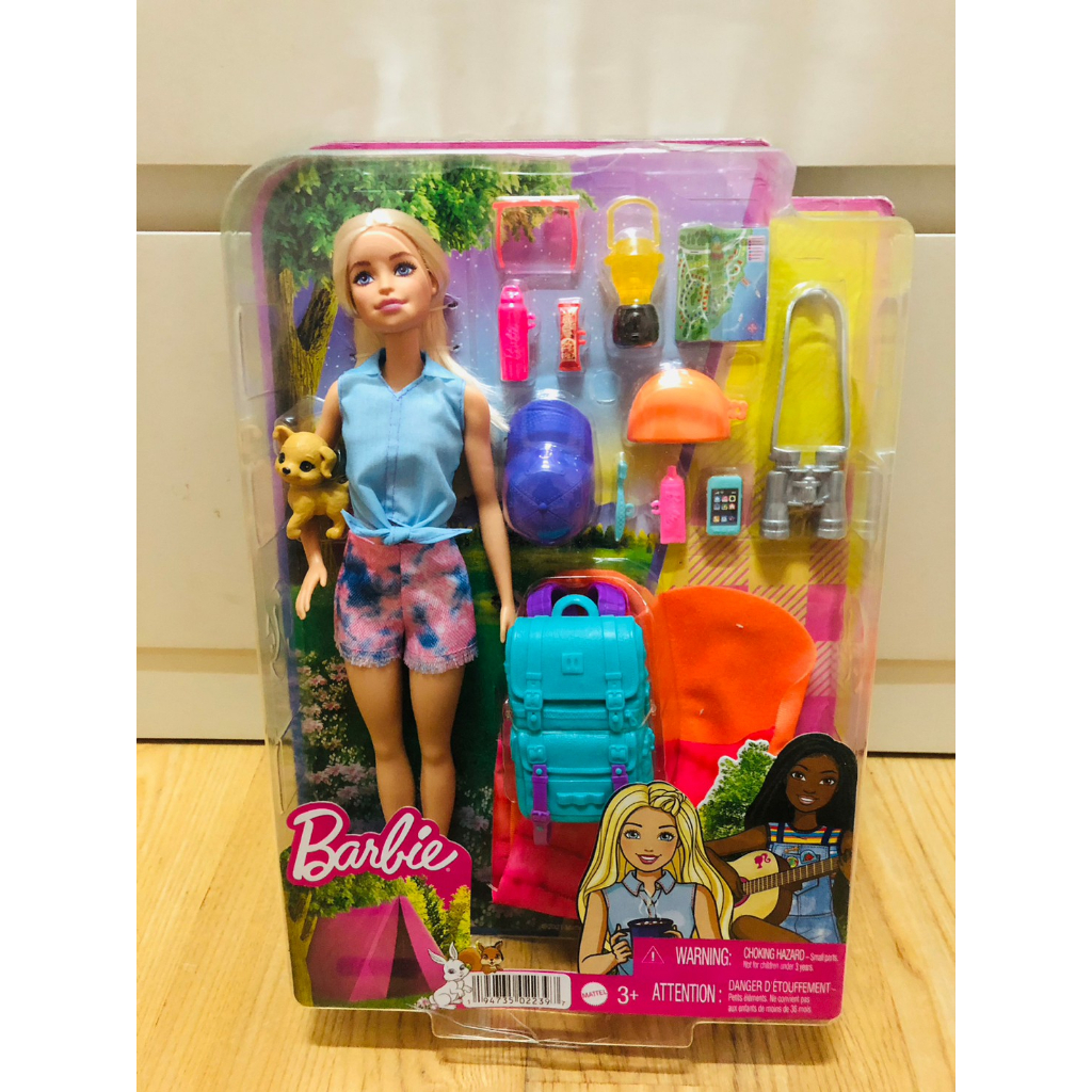 【現貨】MATTEL Barbie 芭比娃娃 芭比露營組合 芭比露營造型娃娃