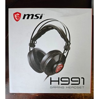 msi GAMING HEADSET msi電競耳機 有線耳機 耳罩式耳機