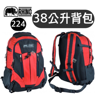 【樂活登山露營】台灣 犀牛 224 38公升背包 Rhino 通勤包 登山包 登山 健走 單車 登山背包 後背包